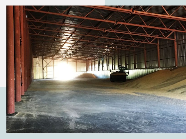 Строительство зернохранилищ в Соли-Илецке