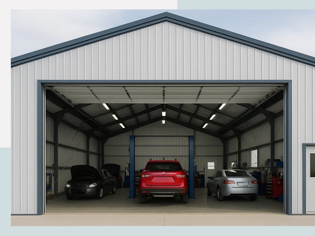 Ангары из сэндвич панелей от 625 руб. в Соль-Илецк