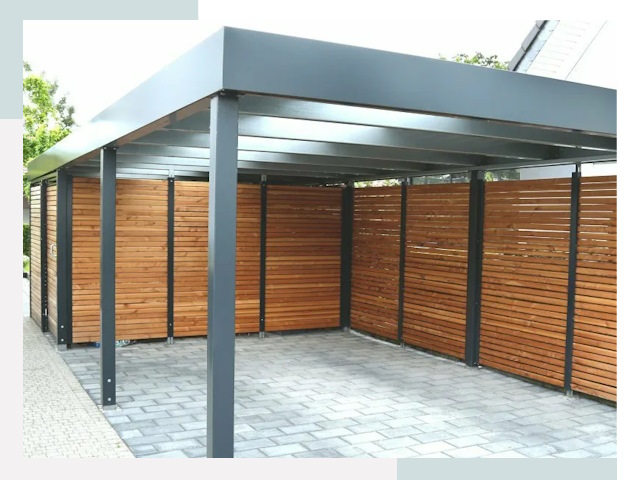 Навесы для парковки в Соли-Илецке