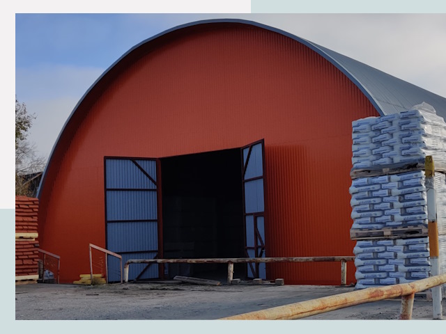 Полукруглые ангары по цене от 625 руб. в Соль-Илецк