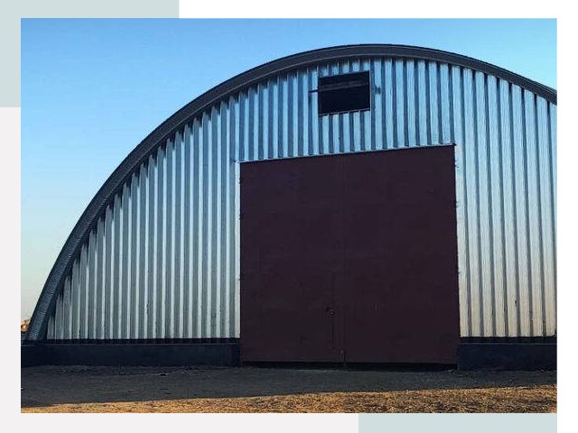 Бескаркасные ангары в Соли-Илецке