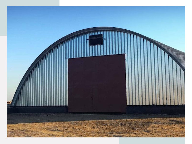 Арочные ангары в Соли-Илецке