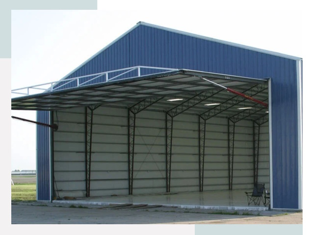 Прямо стенные ангары в Соли-Илецке