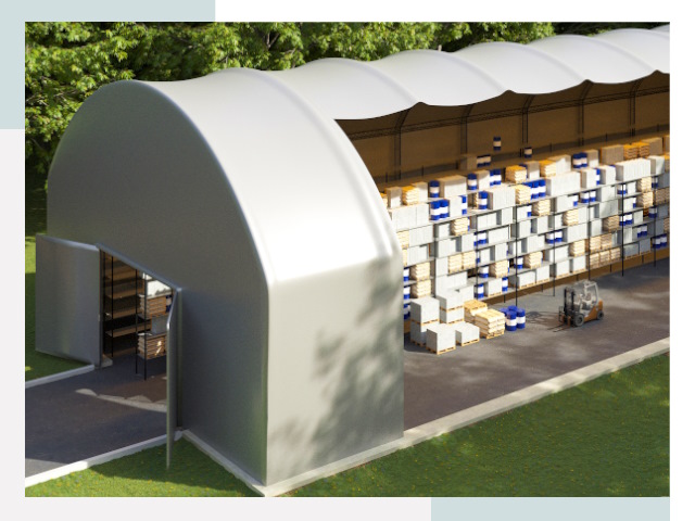 Тентовые ангары в Соли-Илецке