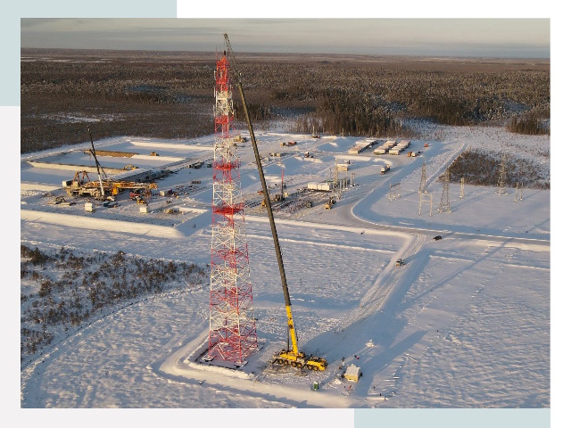 Мачты связи в Соли-Илецке