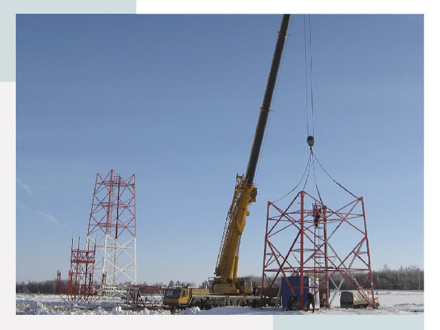 Монтаж вышек связи в Соли-Илецке