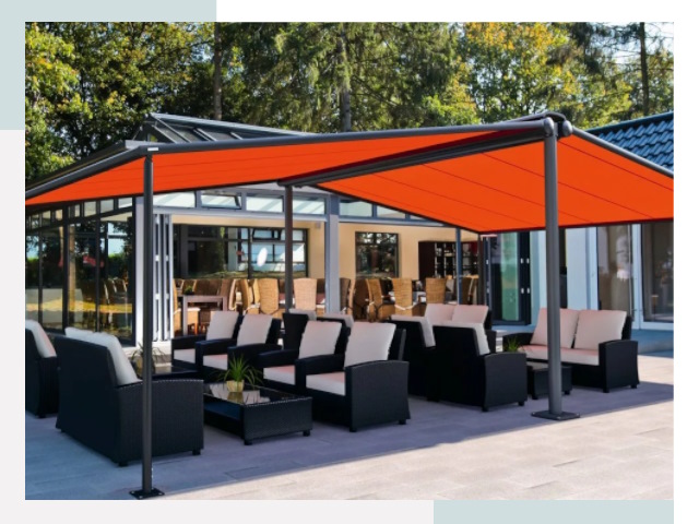 Навесы для кафе и ресторанов в Соли-Илецке