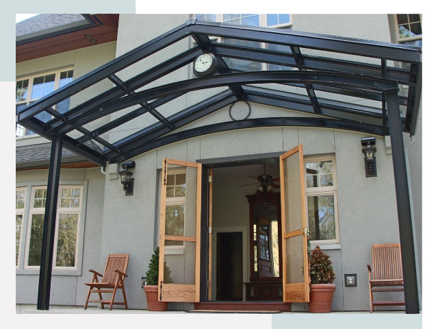 Козырьки металлические в Соли-Илецке