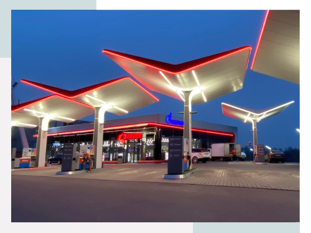 Навесы для АЗС в Соли-Илецке