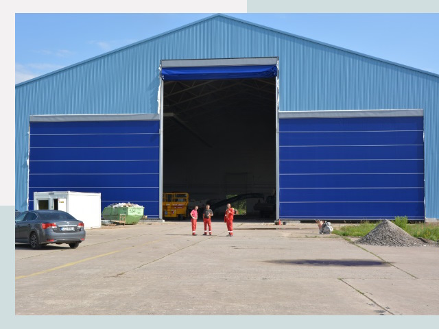 Ангарные ворота в Соль-Илецк от СтальСтрой-Сои по цене 625 руб.