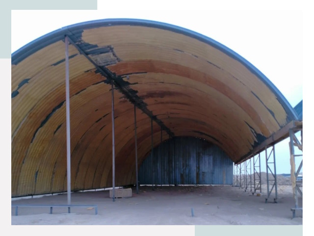 Реконструкция ангаров в Соли-Илецке