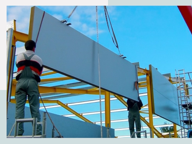 Монтаж сэндвич-панелей в Соли-Илецке от 625 руб.