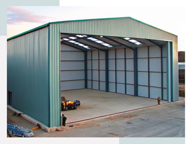 Строительство ангаров в Соли-Илецке